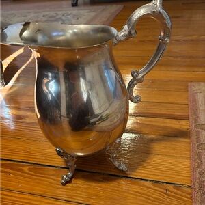 Elegant Silver Pitcher